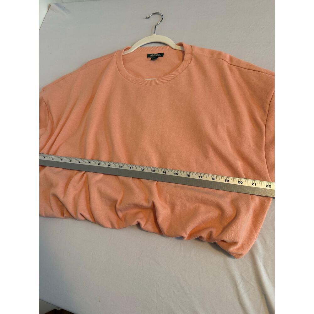 Wild Fable NWOT Cropped Bubble Hem Cozy Sweatshirt‎ Women's M Peach Athleisure - Picture 9 of 12